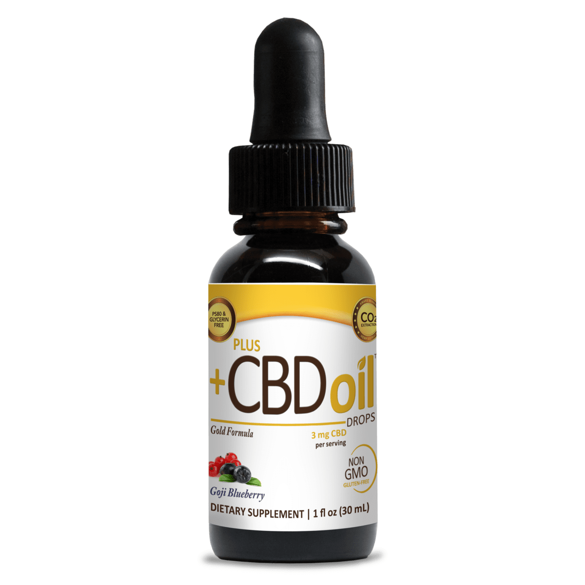 +CBD Gold Drop - Goji Blueberry
