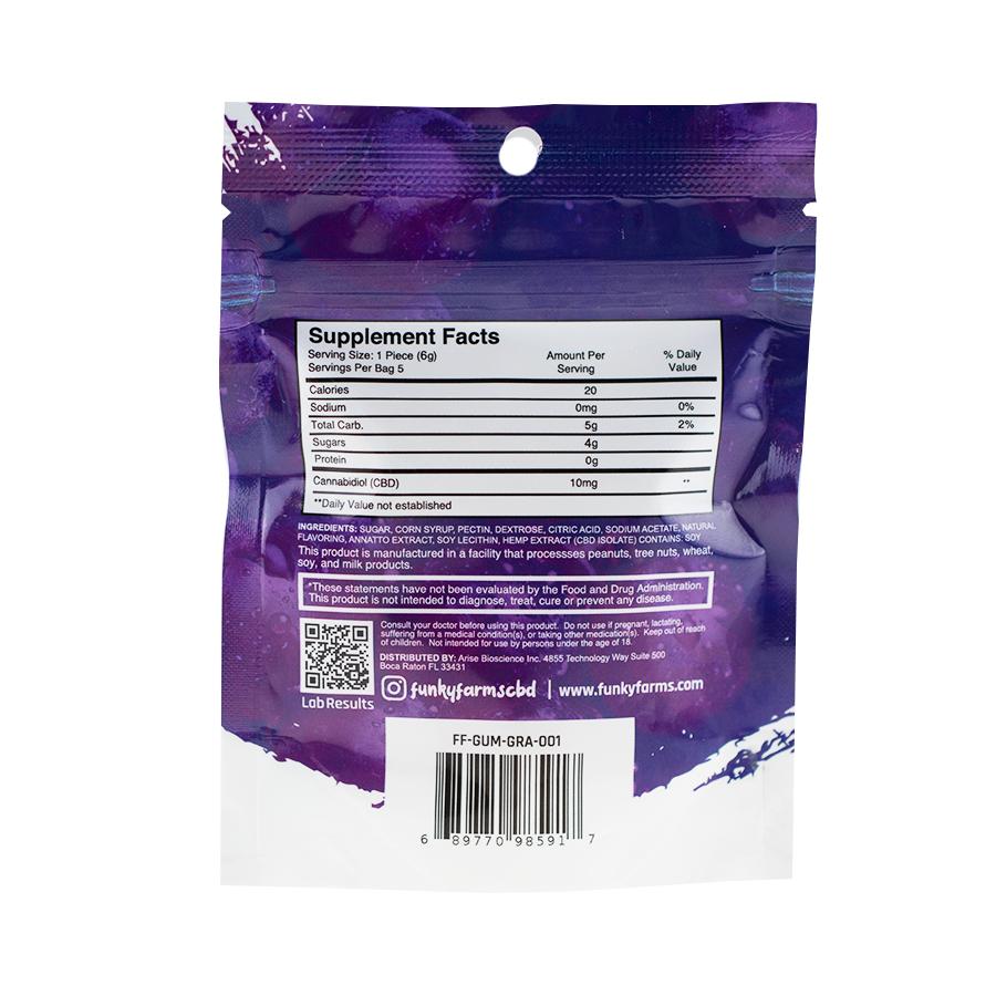 Grape Gummies 50mg/pack - Image 2